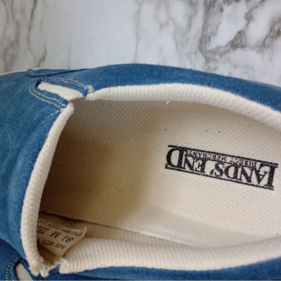 Lands' End Suede Slip On Shoes Size 8.5 - Picture 9 of 12